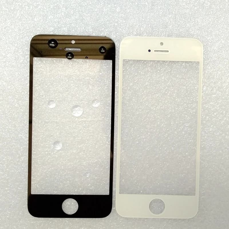 Frente exterior vidro lente Kits para iPhone, substituição de capa frontal para iPhone 4, 4S, 5, 5S, 5c, SE, janela de vidro, original, novo