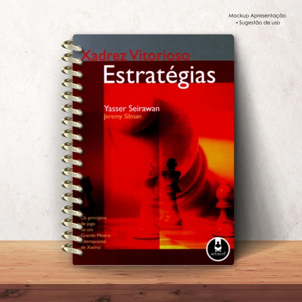 Livro Xadrez Vitorioso Estratégias e Táticas, Formato A5  | Dicas, Técnicas e Táticas de Xadrez