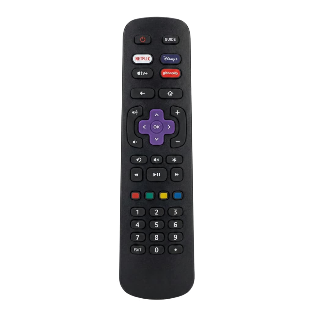 Controle Remoto compativel TV LED Roku Smart com Netflix / Disney / Google Play  Ptv55g52r2c - 9206