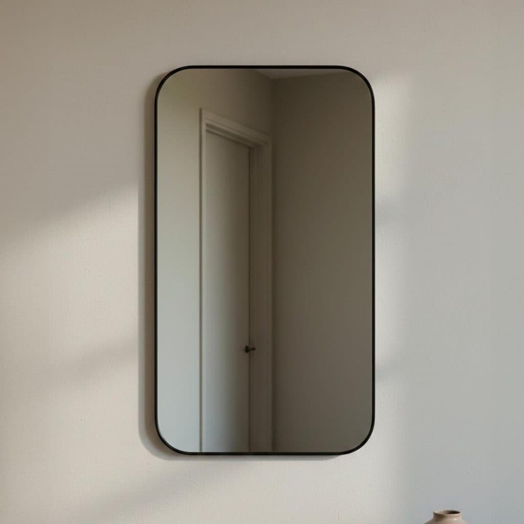 Espelho Retângular 110x50cm Grande Corpo para Quarto Sala Closet Decoração Apartamento Achadinho