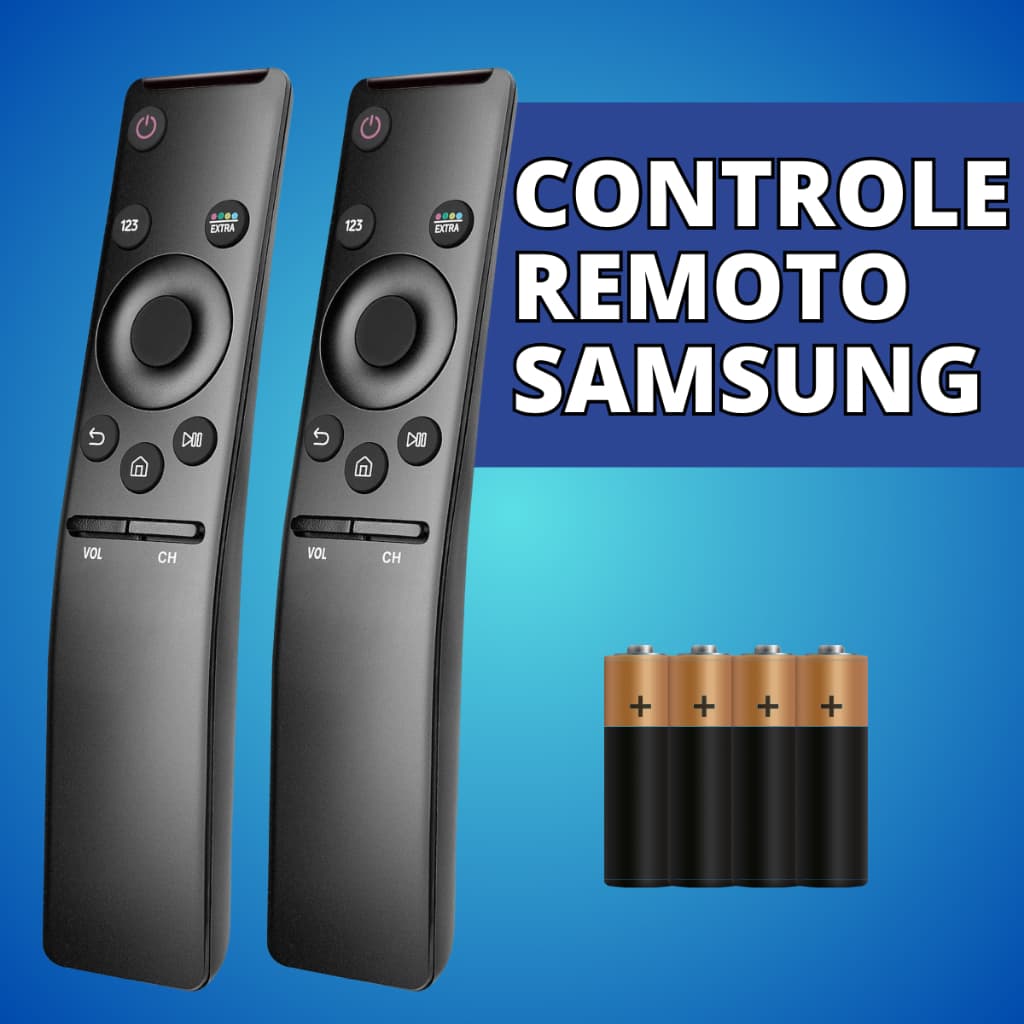 Controle Remotos Compatível Com Samsung Smart TV 4K - Escolha Seu Kit
