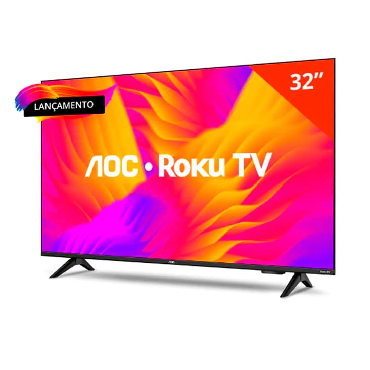 Smart Tv Aoc Dled 32 Wi-fi Roku Tv Quad Core 32s5155/78g