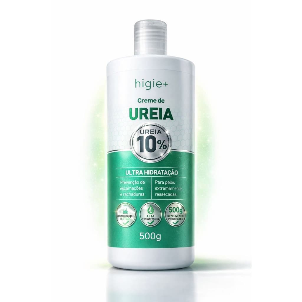 Creme de Ureia 10% 500g Ultra Hidratação Rosto Corpo e Pés