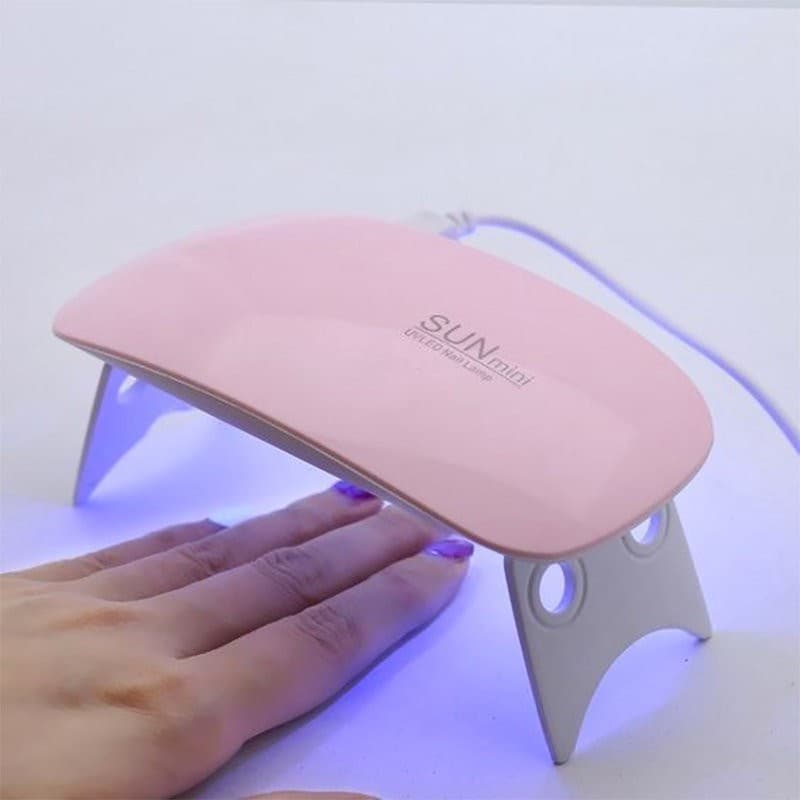Cabine Forninho Sun Mini Estufa De Unha Gel Acrigel Unhas 6w Led Uv Portátil Oferta
