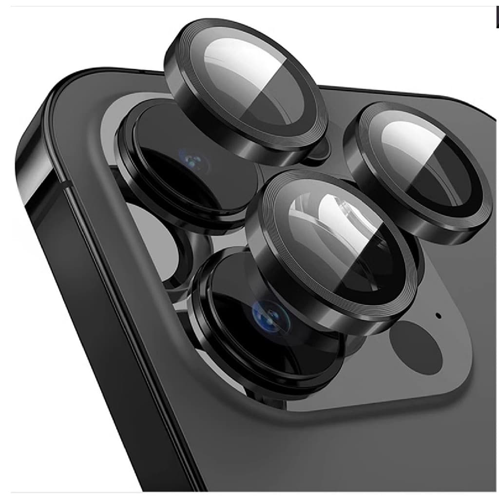 Kit Película Lente De Câmera Compatível Com iphone 11 12 13 14 15 16 17 Pro Max Liso
