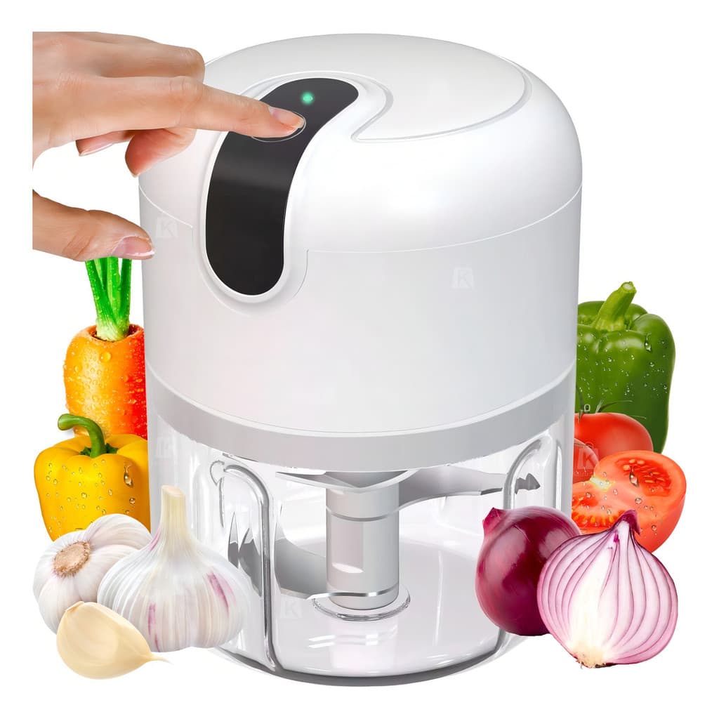 Triturador Mini Processador De Alimentos Multifuncional Cor