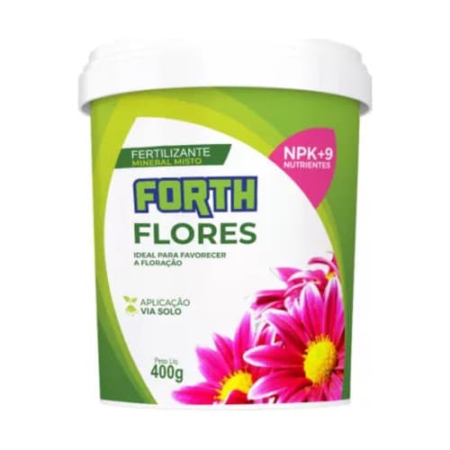 Fertilizante Adubo Forth Flores 400g - Ideal para Floração - Forth Jardim