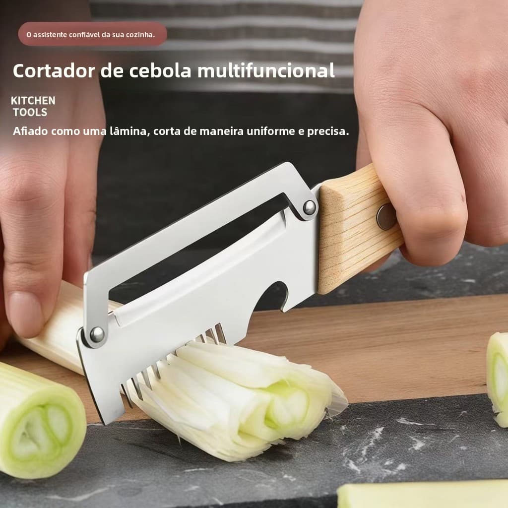 Cortador de cebola multifuncional em aço inoxidável, descascador de cozinha doméstico, utensílio para ralar, raspador co