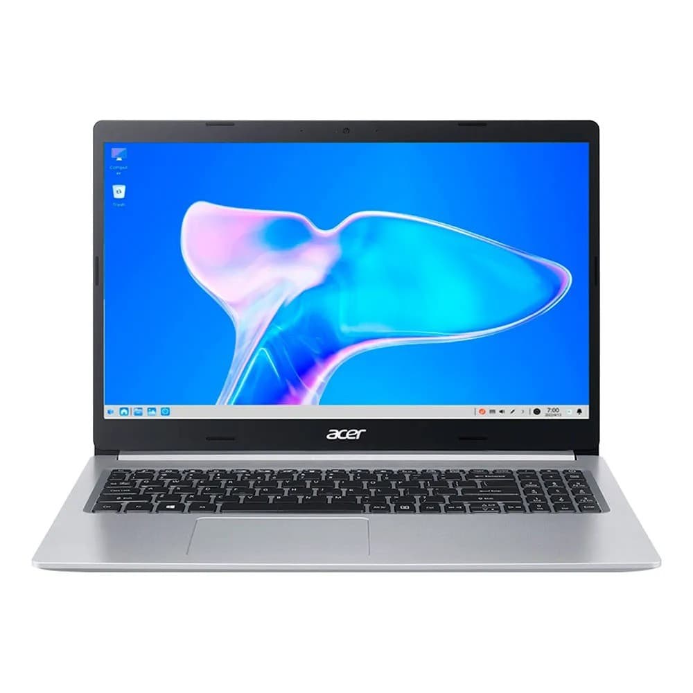 Notebook Acer Aspire 5, AMD Ryzen 5 5500U, 8GB RAM, SSD 256GB, Tela 15.6" FHD IPS, Prata, A515-45-R1AC
