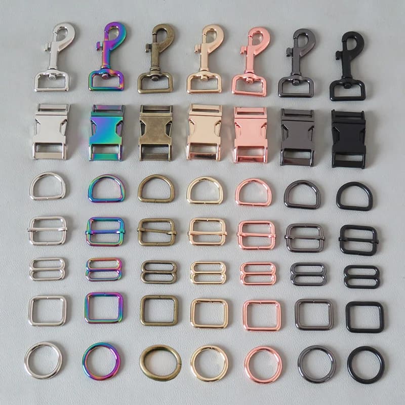 Metal D Anel Fivela Mosquetão, Gancho para Paracord Bag, Cinta de mochila, Cinto de cinto, Coleira de cão, Fecho Hardware, 25mm, 1Pc