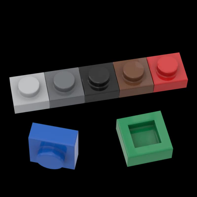 3024 placas 1x1 tijolos coleções a granel brinquedos modulares para moc técnico diy presente compatível diy presentes edifícios blocos