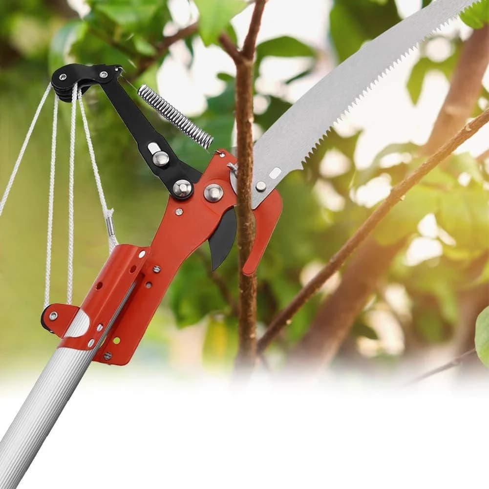 Kit 2 em 1 Serra de Poda e Tesoura Podadora em Aço Inoxidável Profissional para Jardinagem