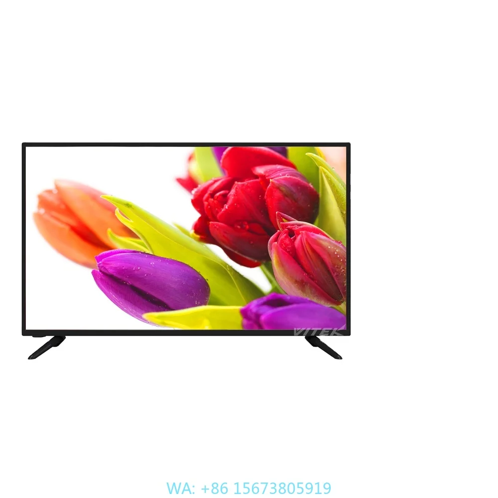 Última TV Colorida Smart TV, LCD de 55 Polegadas, Televisor de Tela Plana de 32, 39, 40, 43, 48, 49 Polegadas LED TV LCD