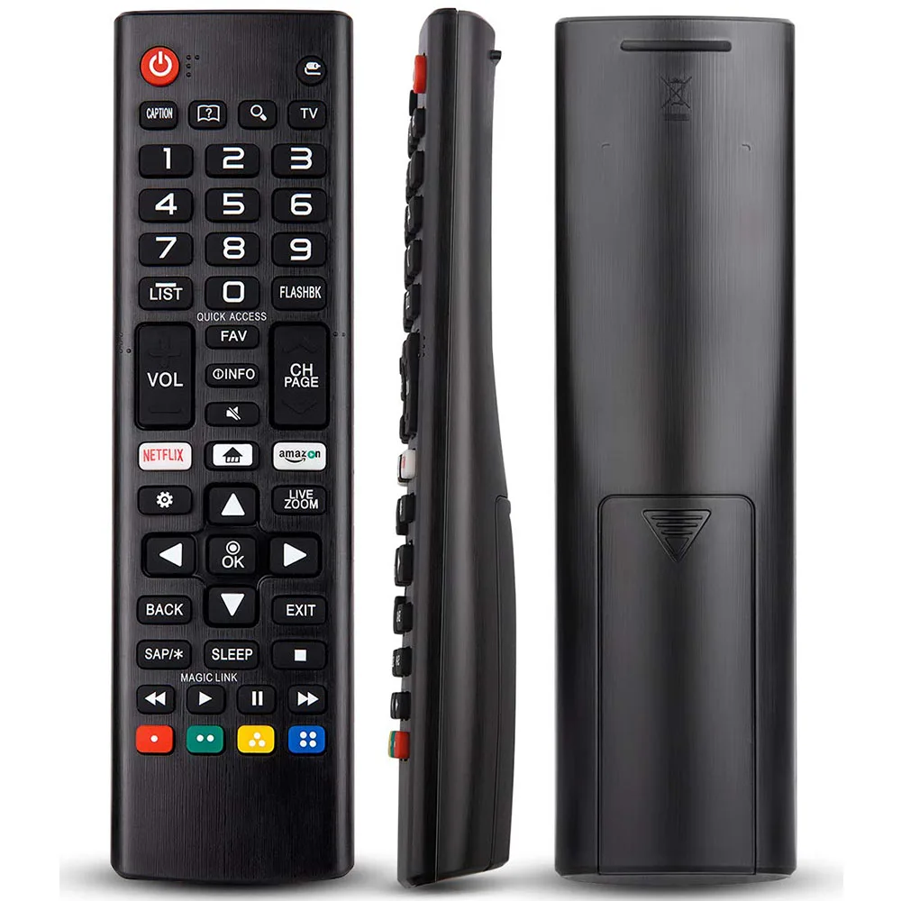 AKB75095307 Controle Remoto Universal, Compatível para LG Smart TV, LED, OLED, LCD, UHD, HDTV, Plasma, Magic, Webos, 3D, 4K, UHD, HDR, NanoCell