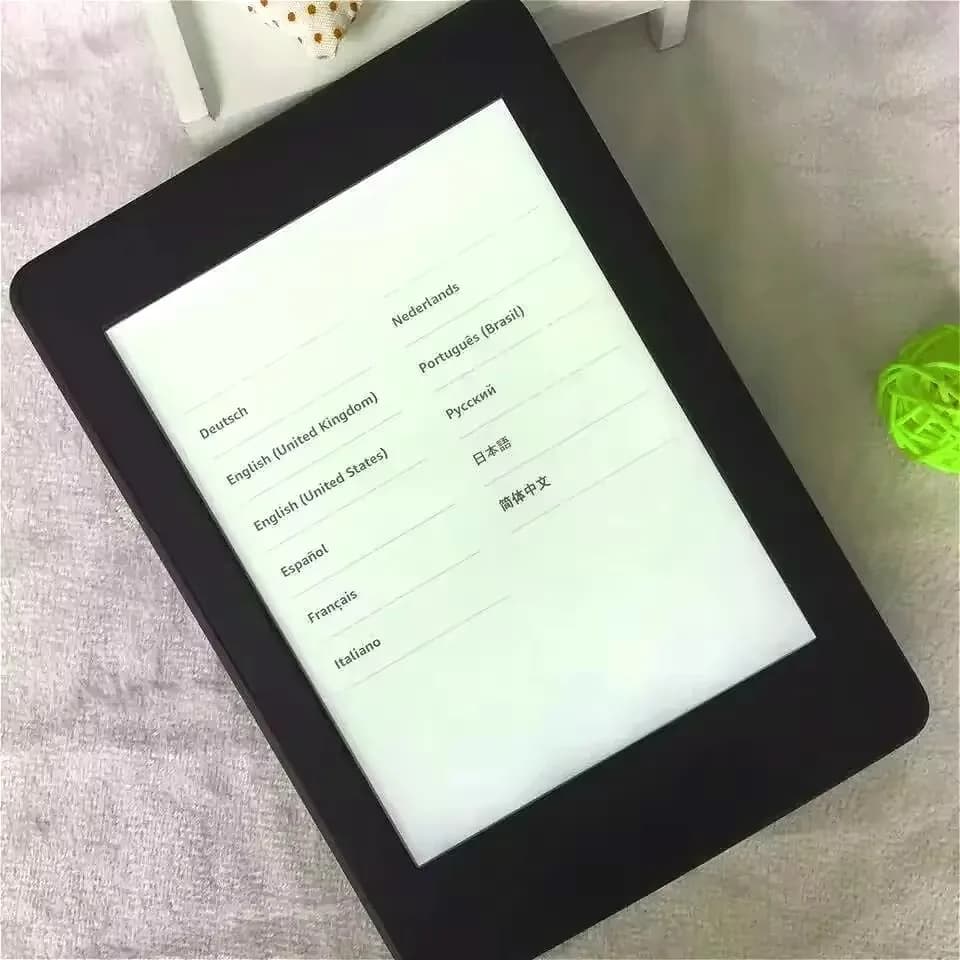 Kindle KPW2 usado com luz de leitura embutida, design à prova d'água, ultraleve e portátil para estudo, escritório, leitura diária, com economia de energia.
