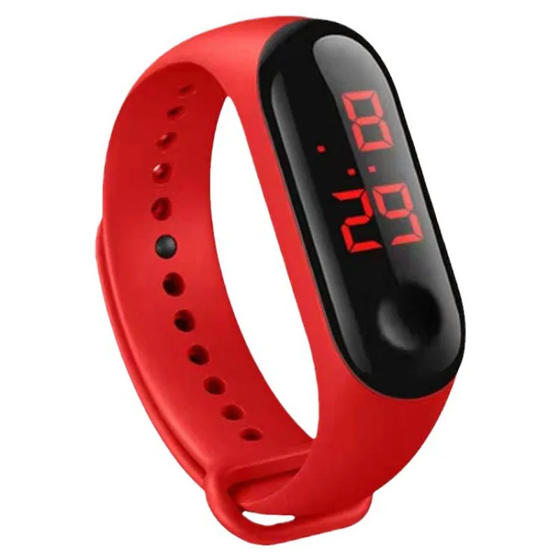 Relógio esportivo feminino tela led crianças esportes ao ar livre relógio eletrônico masculino pulseira de silicone wirstwatch estudante relogio