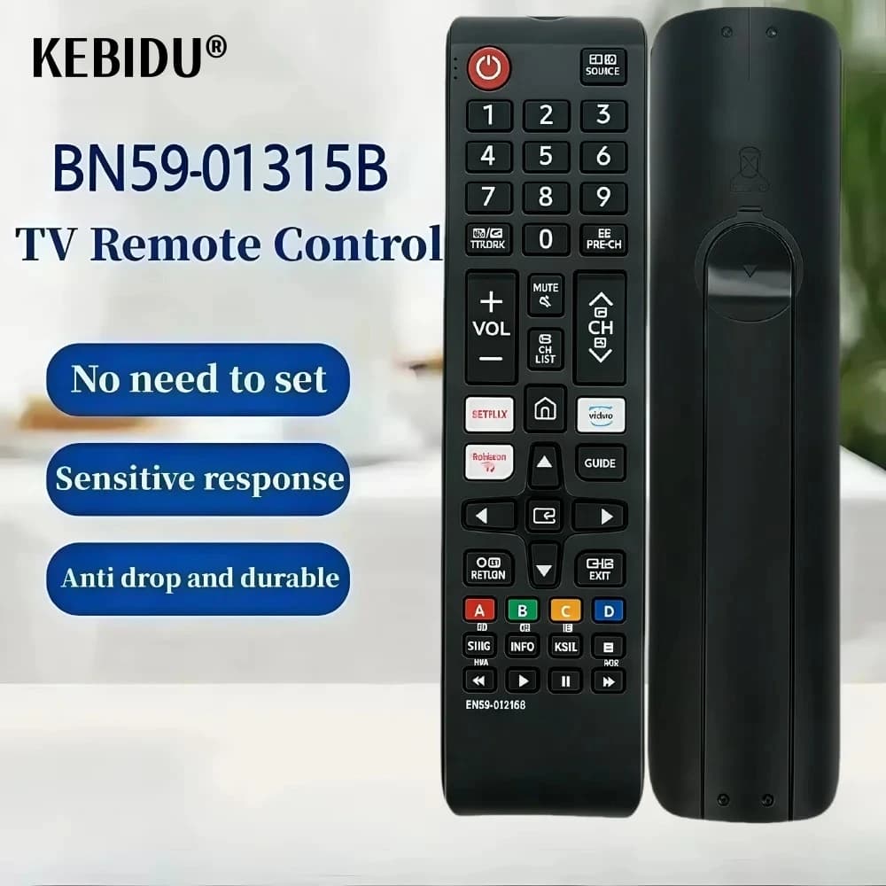 Controle remoto universal bn59 01315b para samsung led lcd hd smart tv ue43ru7100 ue49ru7100 ue50ru7100 ue55ru7100 ue75ru7100