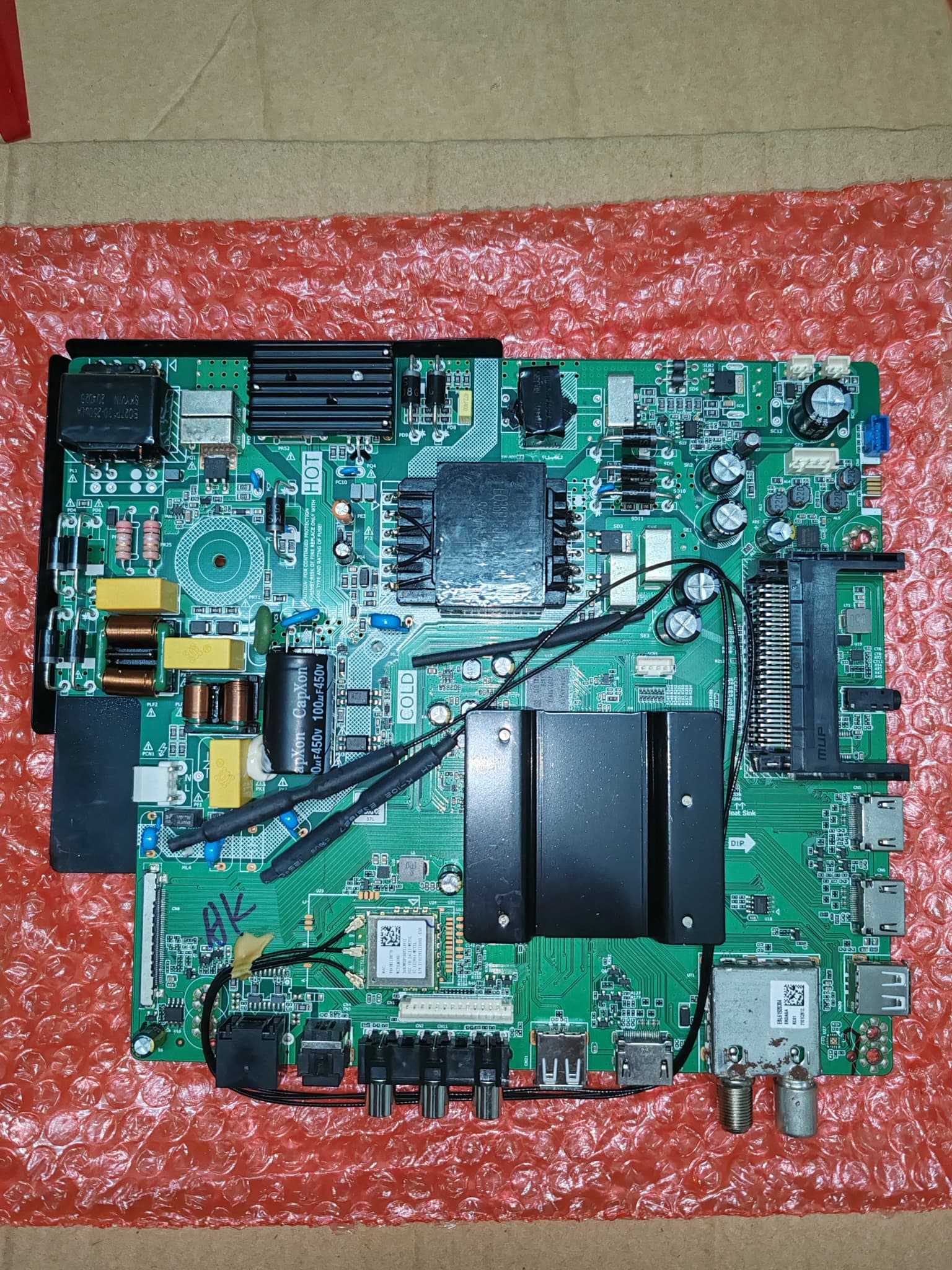 P150-2874V6.0 EBL61920304 Placa-mãe de TV de Rede 4K WiFi com Sistema webOS para 120V-135V 590mA (Foto Física do Produto)