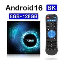 T95 Android TV Box 8GB 128GB Allwinner H616 8K Dual WiFi BT 6.0 Media Player