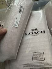 Coach Powder Pink Notebook And Pencil/Cosmetic Case Set Limited Edition