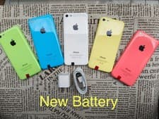 Apple iPhone 5C UNlocked 8/16/32GB BLUE/GREEN/PINK/WHITE/ YELLOW - 90% N EW