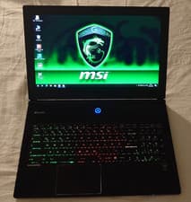 MSI Gaming 15.6 Notebook Laptop 16GB 1.2TB NVIDIA 3GB