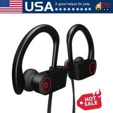 Waterproof Bluetooth 5.0 Earbuds Stereo Sport Wireless Headphones in Ear Headset