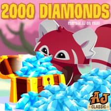Animal Jam Classic (AJC) | 2000 Diamonds (READ DESCRIPTION BEFORE BUYING)
