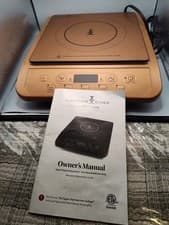Copper Chef Induction Cooktop Portable Single Burner Mint Condition Free Ship