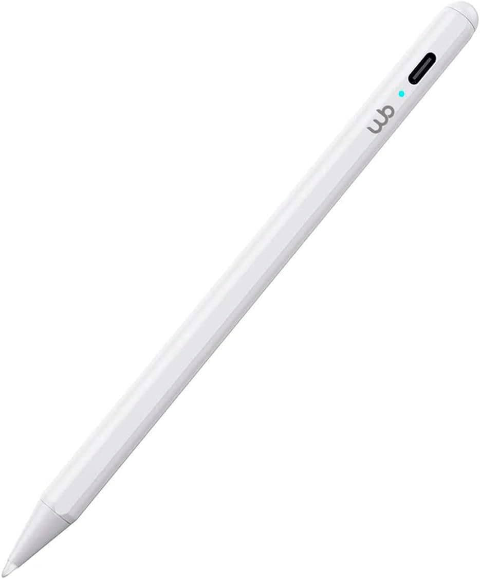 Caneta Pencil WB Para iPad com Palm Rejection e Ponta de Alta Precisão de 1.0mm - Branca (não compatível com iPads lançados antes de 2018)