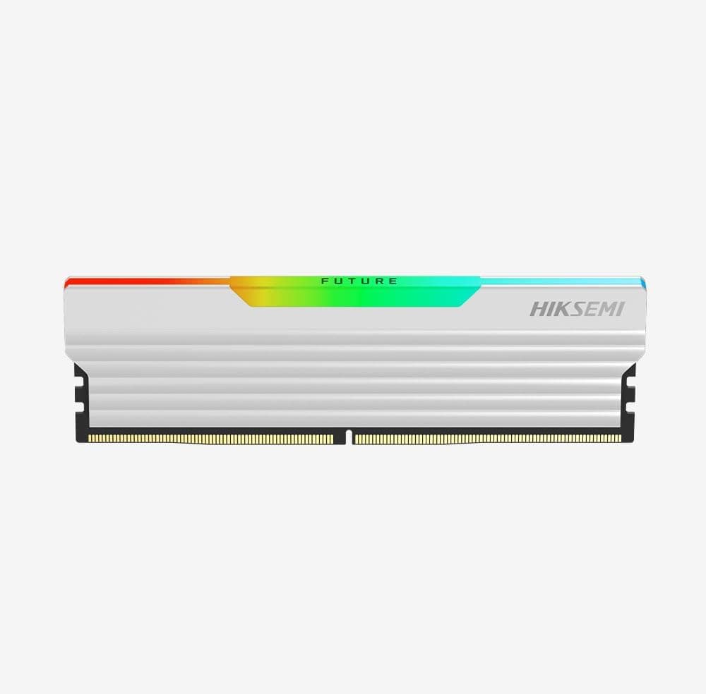 Memória RAM DDR4 Hiksemi Future RGB Branco 3200MT/s CL18 16GB HSC416U32F4 16G