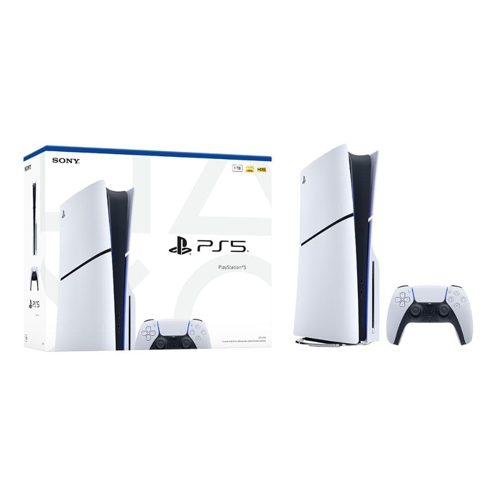 PlayStation 5 Slim Disk 1TB 1 Controle Branco Sony