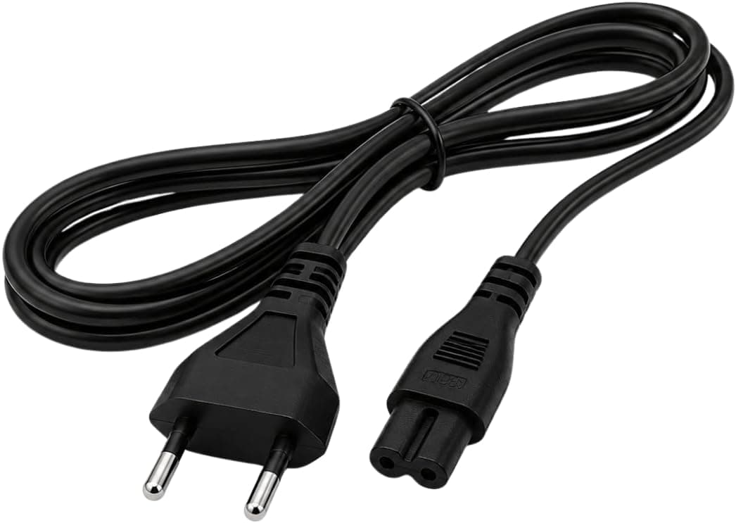 Cabo de Força Bipolar LBL Distribuidora para TV, Rádio, PS3, PS4 e Impressora 1,5m 250V 2,5A Cabo energia TV Cabo 2 pinos
