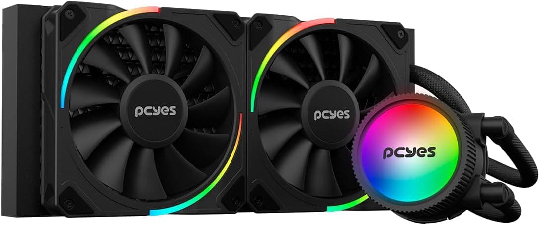 WATER COOLER SANGUE FRIO 3 ARGB BLACK VULCAN 240MM - TDP 250W - ARGBSF3240BR