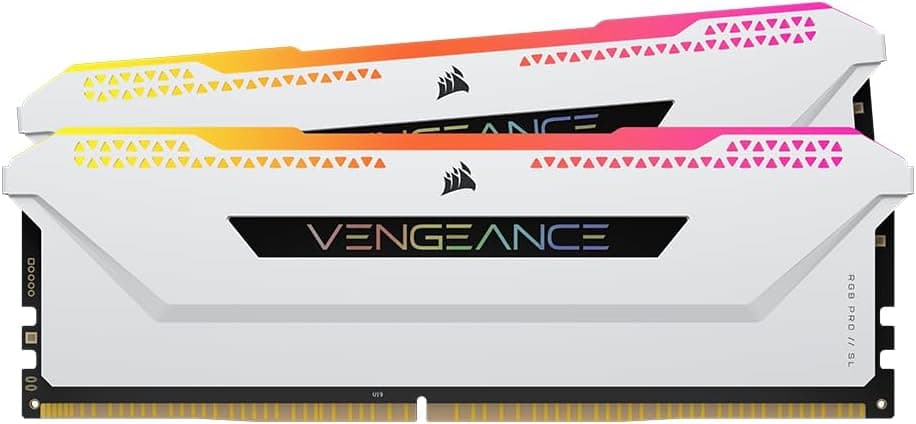 CORSAIR Kit de aprimoramento de luz RAM RAM RGB PRO SL DDR4 (sem memória física) – Branco