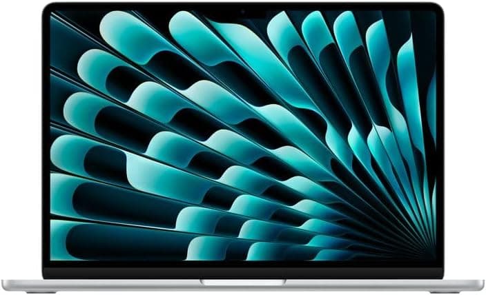 Apple 2026 MacBook Air (de 13 polegadas, Chip M5 da Apple com CPU de 10 núcleos e GPU de 10 núcleos., 16GB Memória unificada, 1 TB) - Prateado