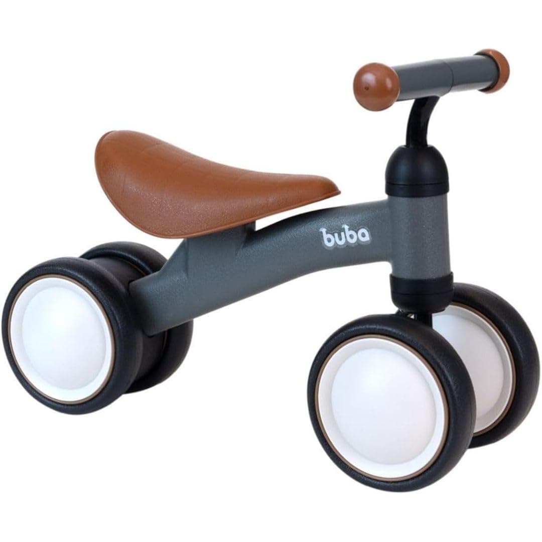 Buba Bicicleta de Equilibrio - 4 Rodas, Marrom, Pequeno | Amazon.com.br