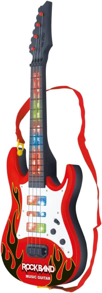 Pais & Filhos, Guitarra Infantil - Premium, Vermelha