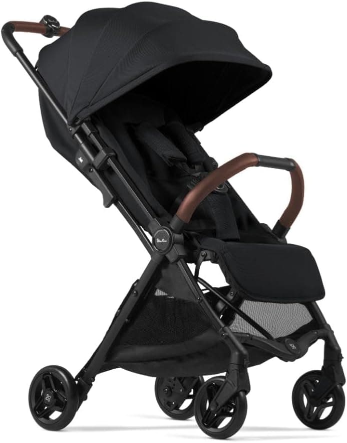 Carrinho De Bebê Jet 5 Black Silver Cross