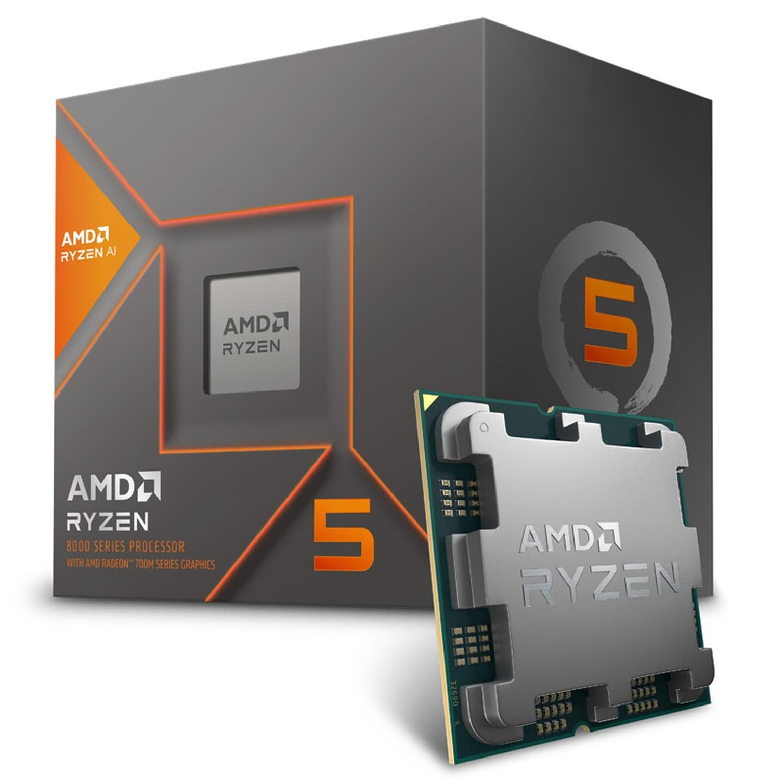 Processador AMD Ryzen 5 8600G Box (AM5/6 Cores/12 Threads/5.0GHz/22MB Cache/Wraith Stealth/Radeon 760M/AMD Ryzen AI) | Amazon.com.br
