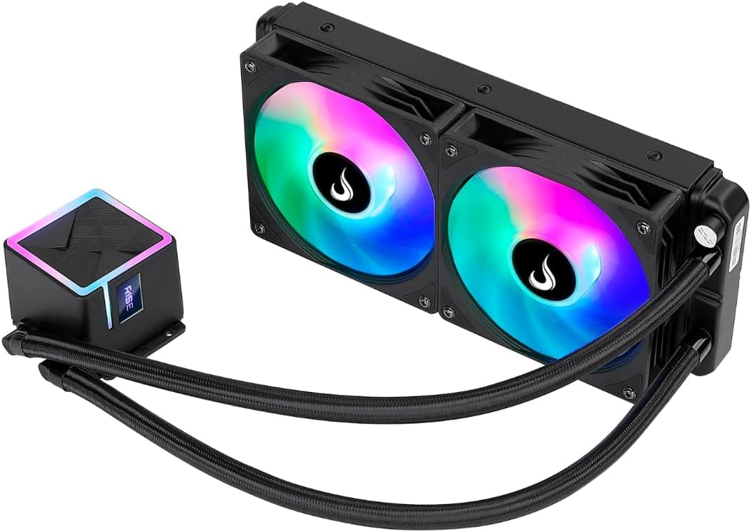 Water Cooler Rise Mode Black 240mm RGB Rainbow