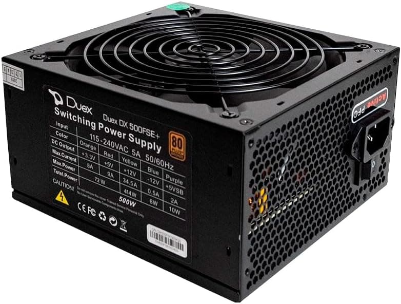 Fonte Duex DX 500W 80 Plus Bronze - DX 500FSE