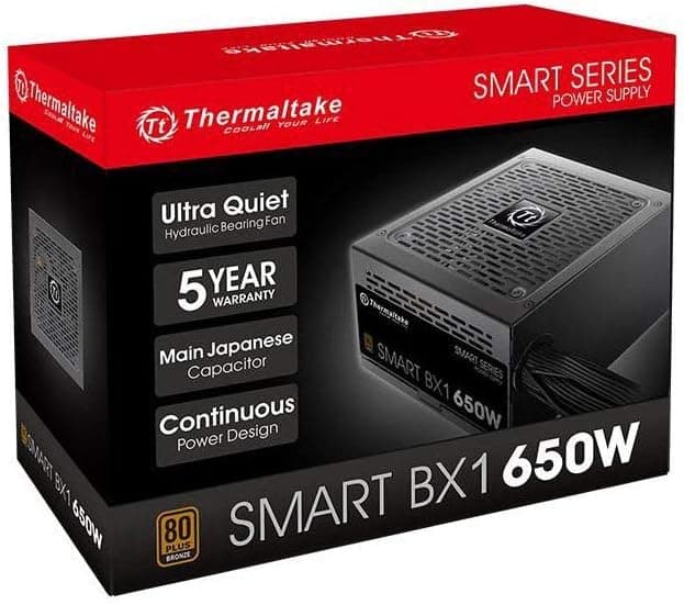 FONTE 650W TT SMART BX1 ALL FLAT CABLES 80+BRONZE PS-SPD-0650NNFABB-4