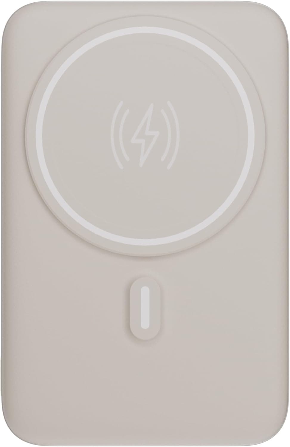 Geonav Power Bank, Carregador Portátil Universal por Indução 10.000mAh, Carregamento rápido*, Suporte Dobrável, Compatível com MagSafe® PB10MAGOW Off White
