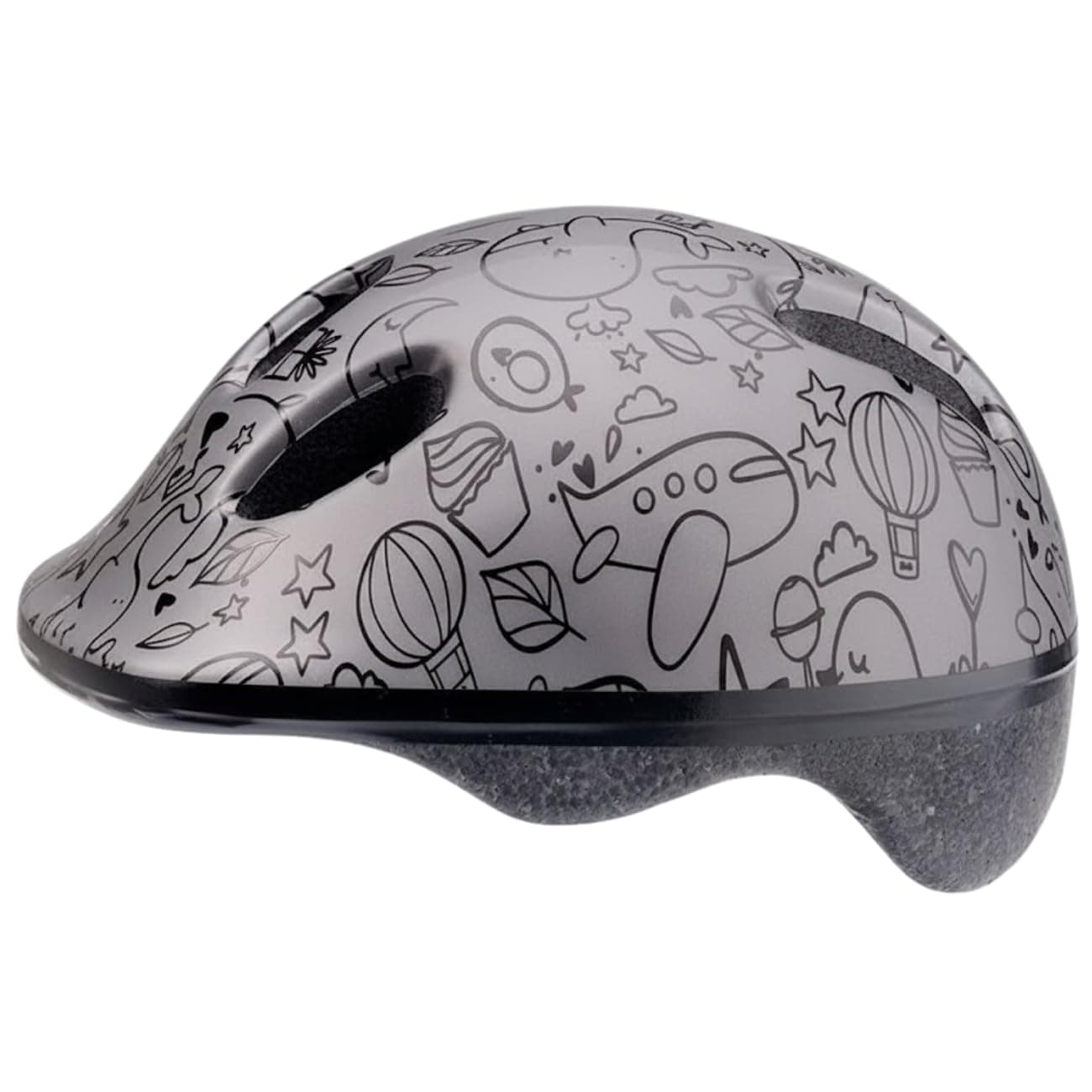 Capacete Infantil - Ptk Baby Ate 4 Anos 49/53 Sky Grafite | Amazon.com.br
