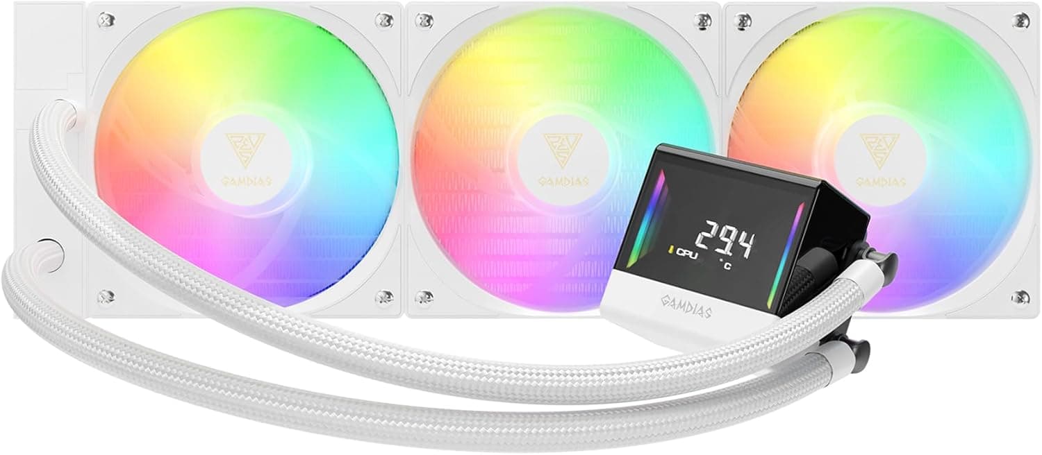 Water Cooler 360mm Gamdias Chione E4-360 WH Branco ARGB
