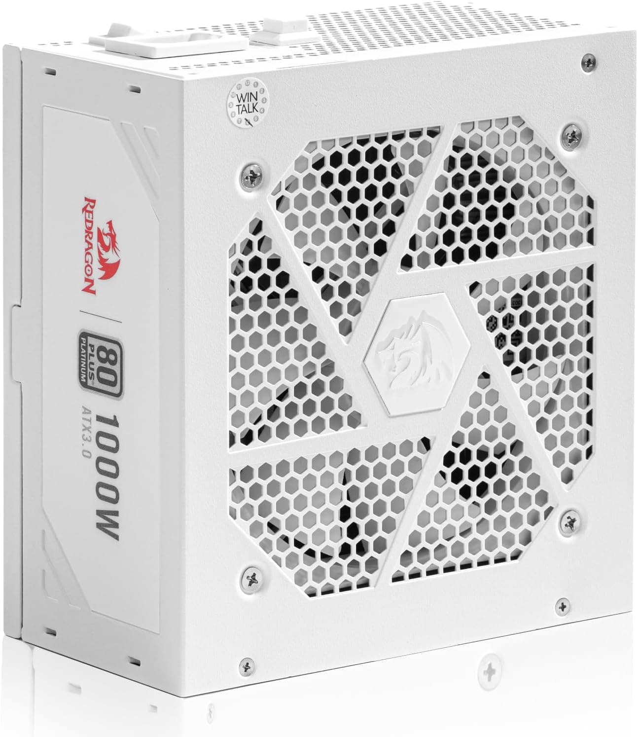 Fonte Redragon RGPS 1000W Branca 80 plus platinum