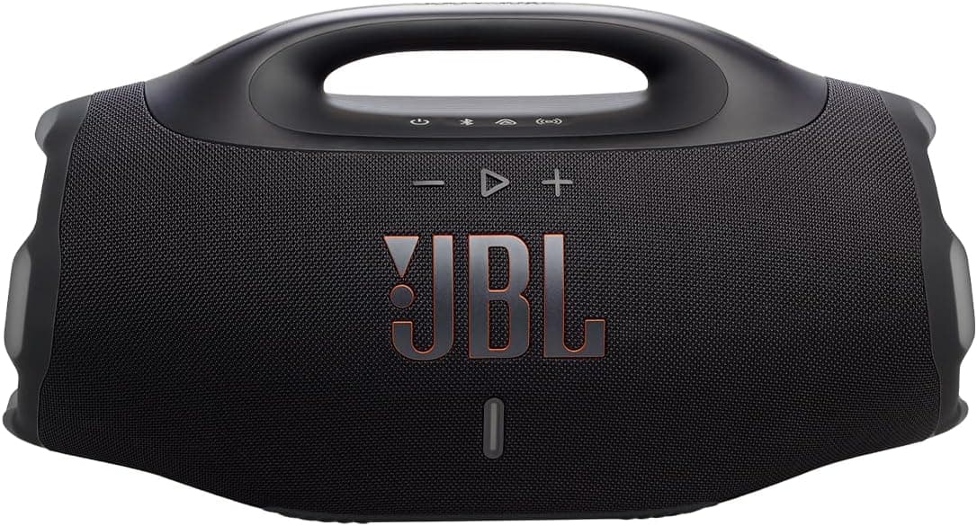 JBL, Caixa de Som, Boombox 4, Bluetooth, Som JBL Pro, AI Sound Boost, Graves Personalizáveis, Bateria de até 34h, IP68, Áudio Lossless – Preta