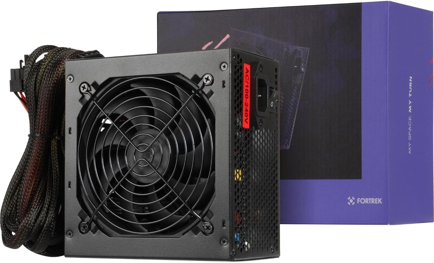 Fonte ATX 500W PFC Ativo Black Hawk 80 Plus Bronze Fortrek