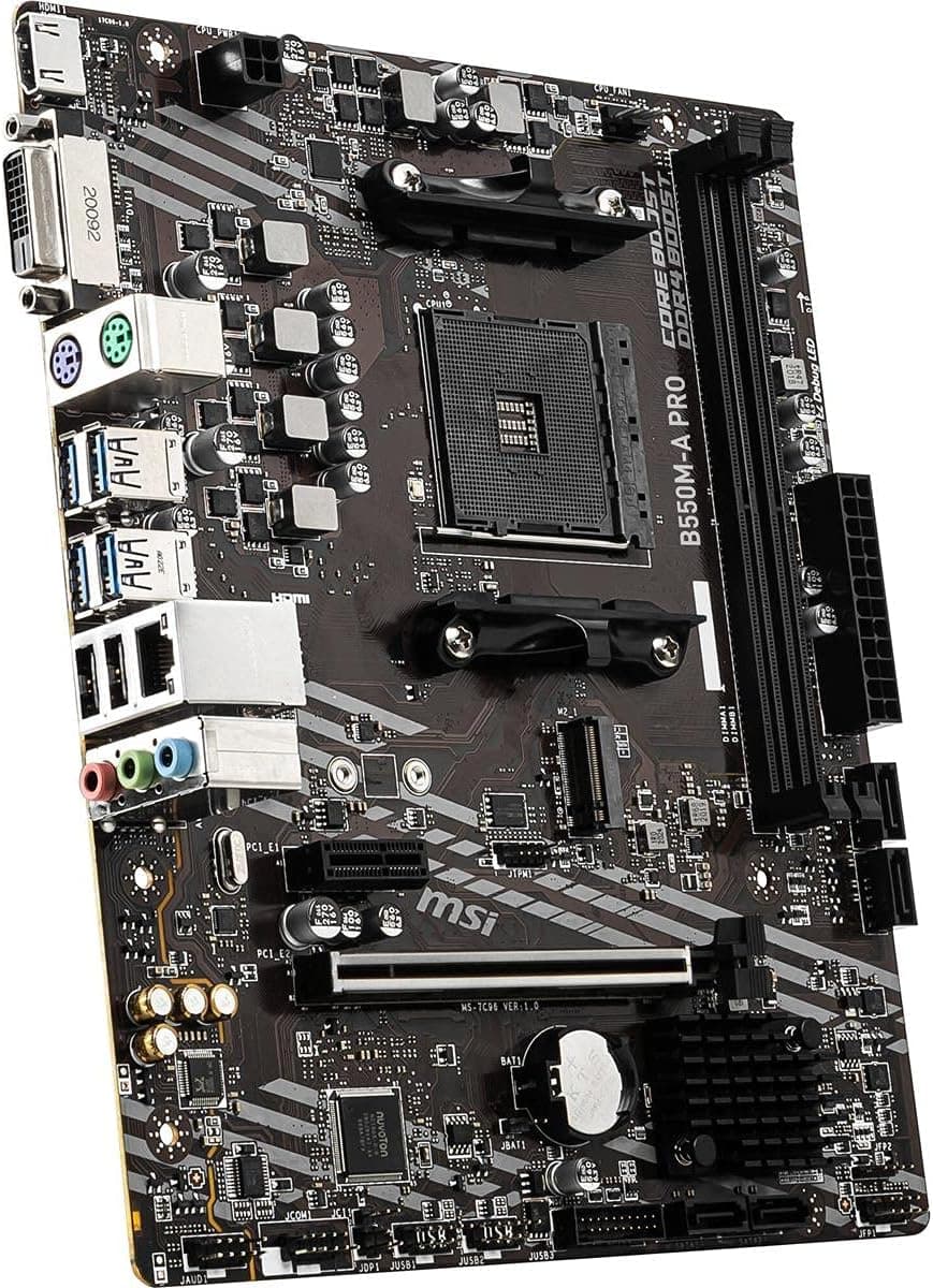 Placa Mãe MSI B550M-A PRO, DDR4, Socket AM4, M-ATX, Chipset AMD B550, B550M-A PRO